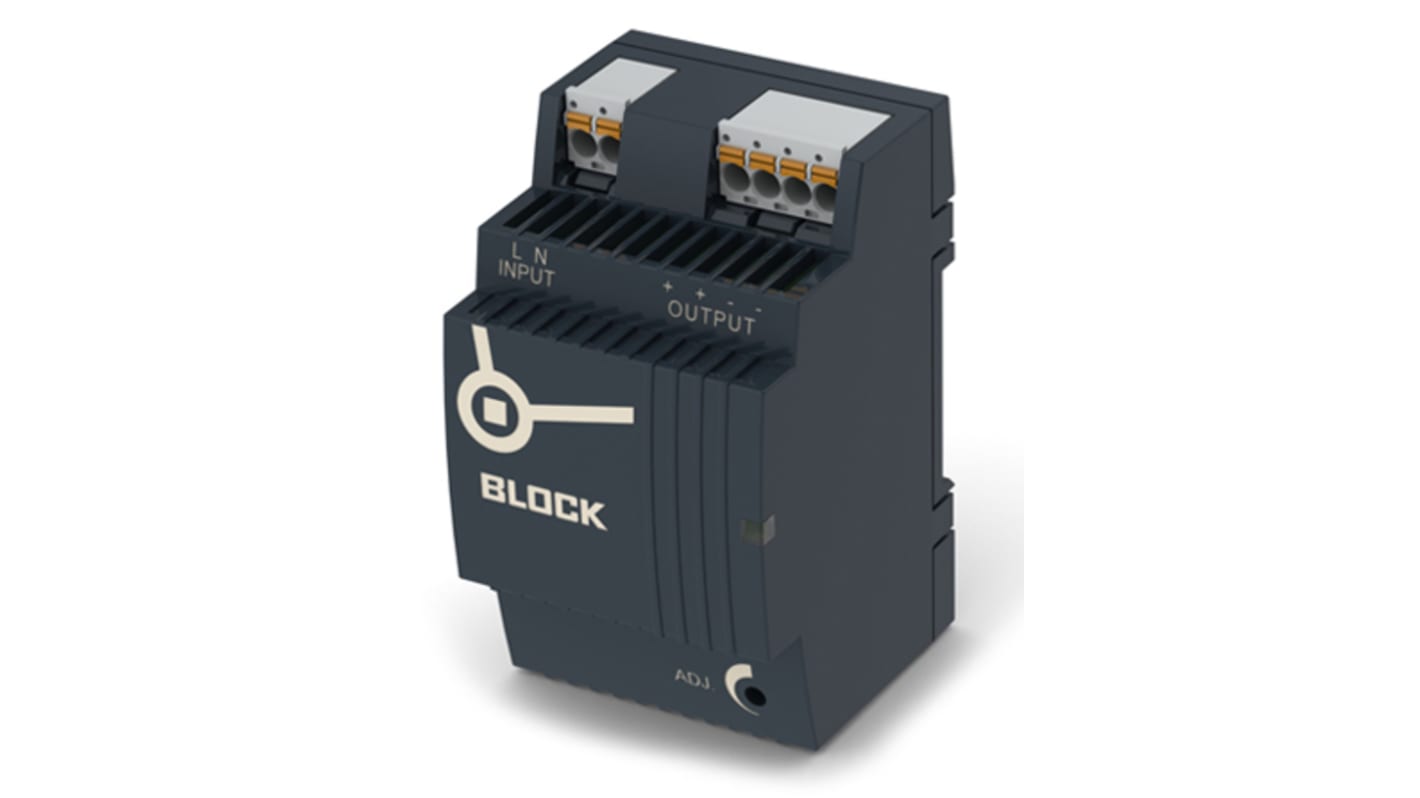 Block PEL Neo DIN-Schienen Netzteil 60W, 120 → 373 V dc, 85 → 264 V ac, 24V dc / 2.5A