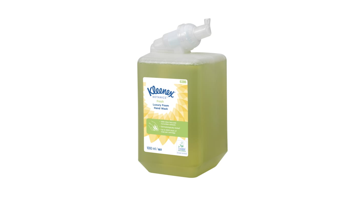 Mydło w pianie 6 x 1000 ml, kolor: Zielony, Kimberly Clark KLEENEX 1000mL