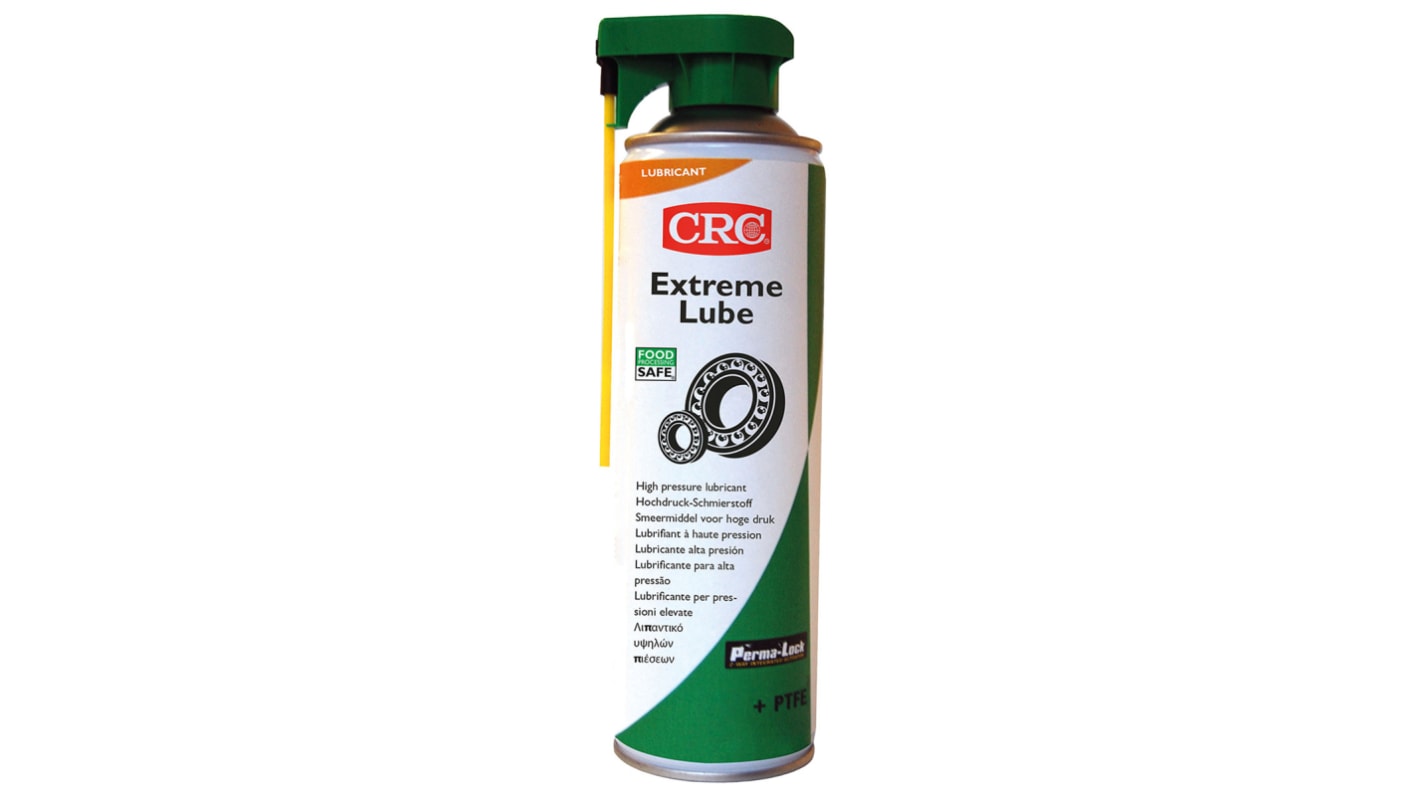 Lubricante CRC Perma-Lock Extreme Lube, Aerosol de 500 ml, apto para industria alimentaria