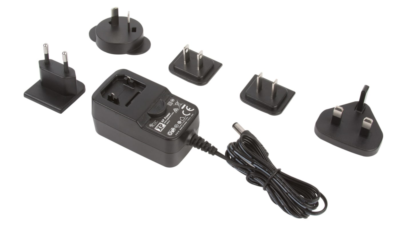 XP Power 36W Plug-In AC/DC Adapter 12V dc Output, 3A Output
