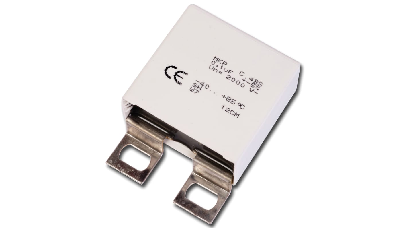 KEMET 聚丙烯薄膜电容, 470nF, 2 kV dc, 700 V ac, 25.5mm线距, 焊片安装, ±5%容差, C4BS系列