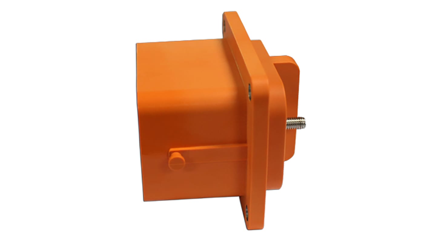 Amphenol Industrial 手动维修开关, 微型手动维修开关, 橙色, 母座, IP67，IP69K, 额定电流170A, 法兰, MSD系列, 适用于HV 电池组