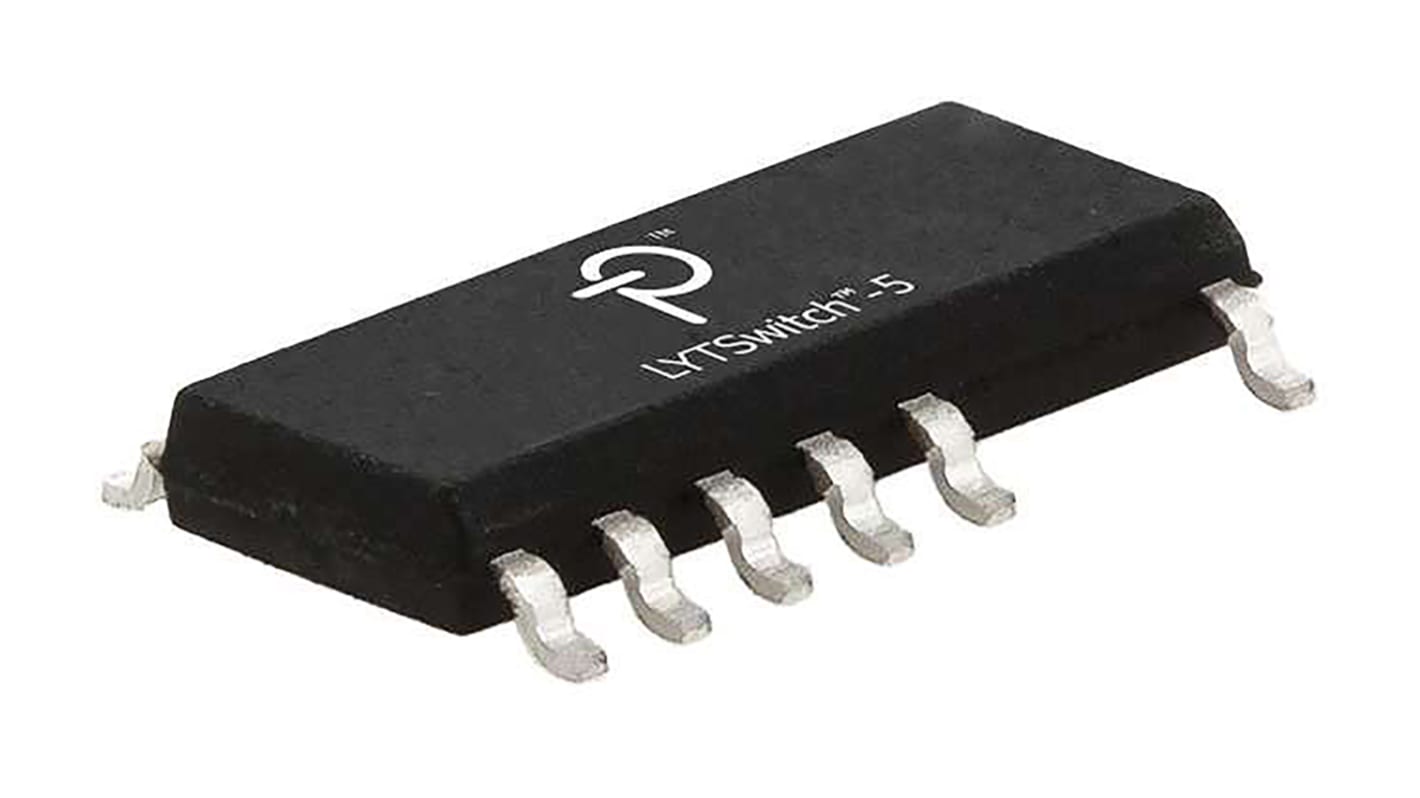 Power Integrations LYT5228D LED Driver IC, 90 → 308 V ac 6.86A 14-Pin SOIC