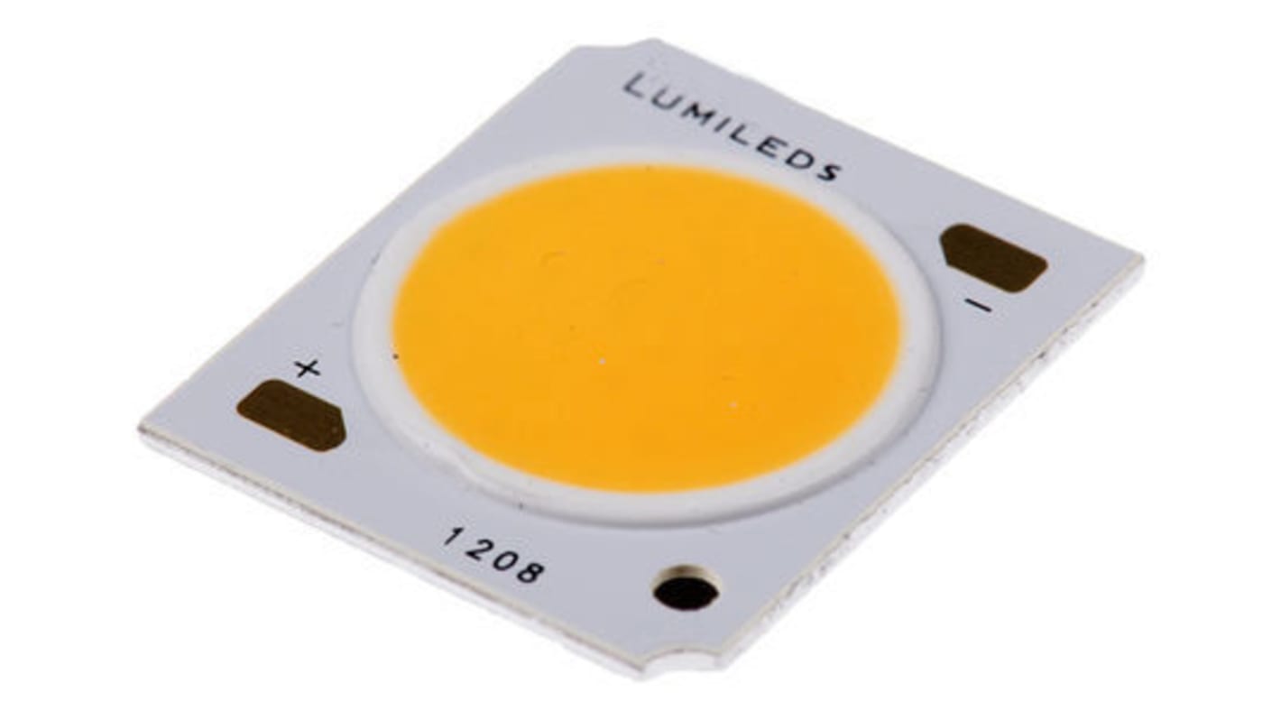 Lumileds COB光源, 15mm光源直径, 白光3250K, 90（最小）CRI, 24 x 20 x 1.5mm, LUXEON CoB with CrispColor系列
