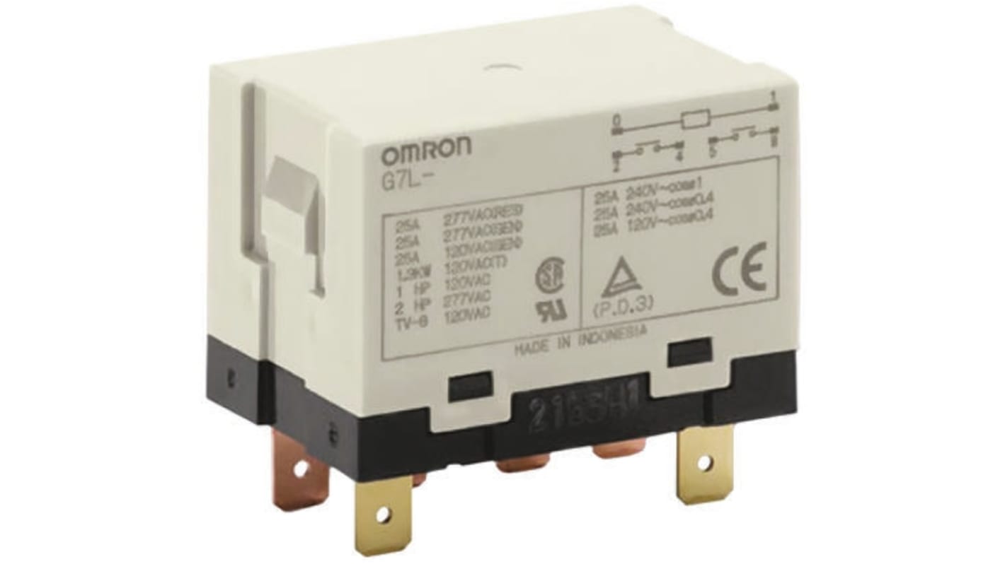 【2024秋冬新作】 G7L-2A-T AC100/120 | オムロン パワーリレー, 120V ac, DPST タイムセール