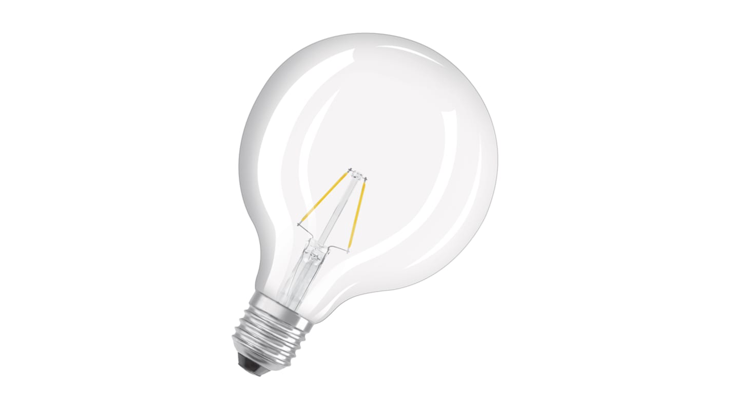 LEDVANCE E27 LED GLS Bulb 2 W(25W), 2700K, Warm White, Globe shape