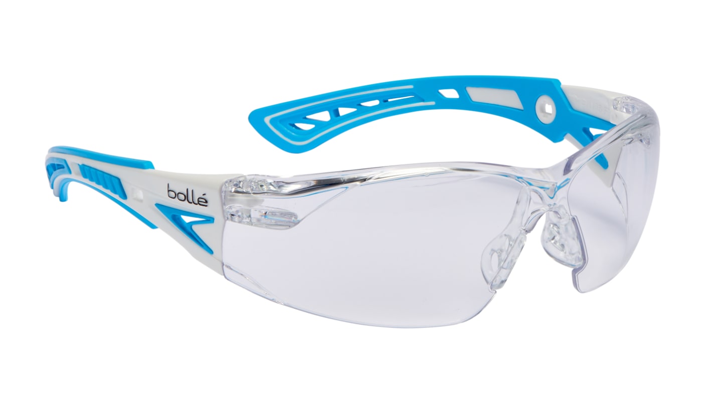 Bolle RUSH+ SMALL Anti-Mist Safety Glasses, Clear Polycarbonate Lens