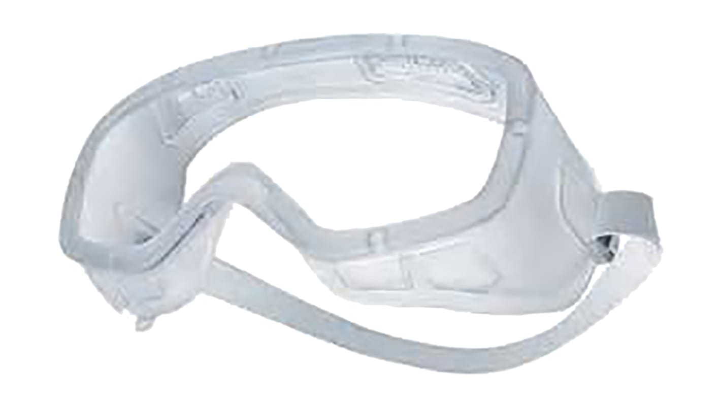 Bolle COVACLAVE, Scratch Resistant Anti-Mist Safety Goggles with Clear Lenses