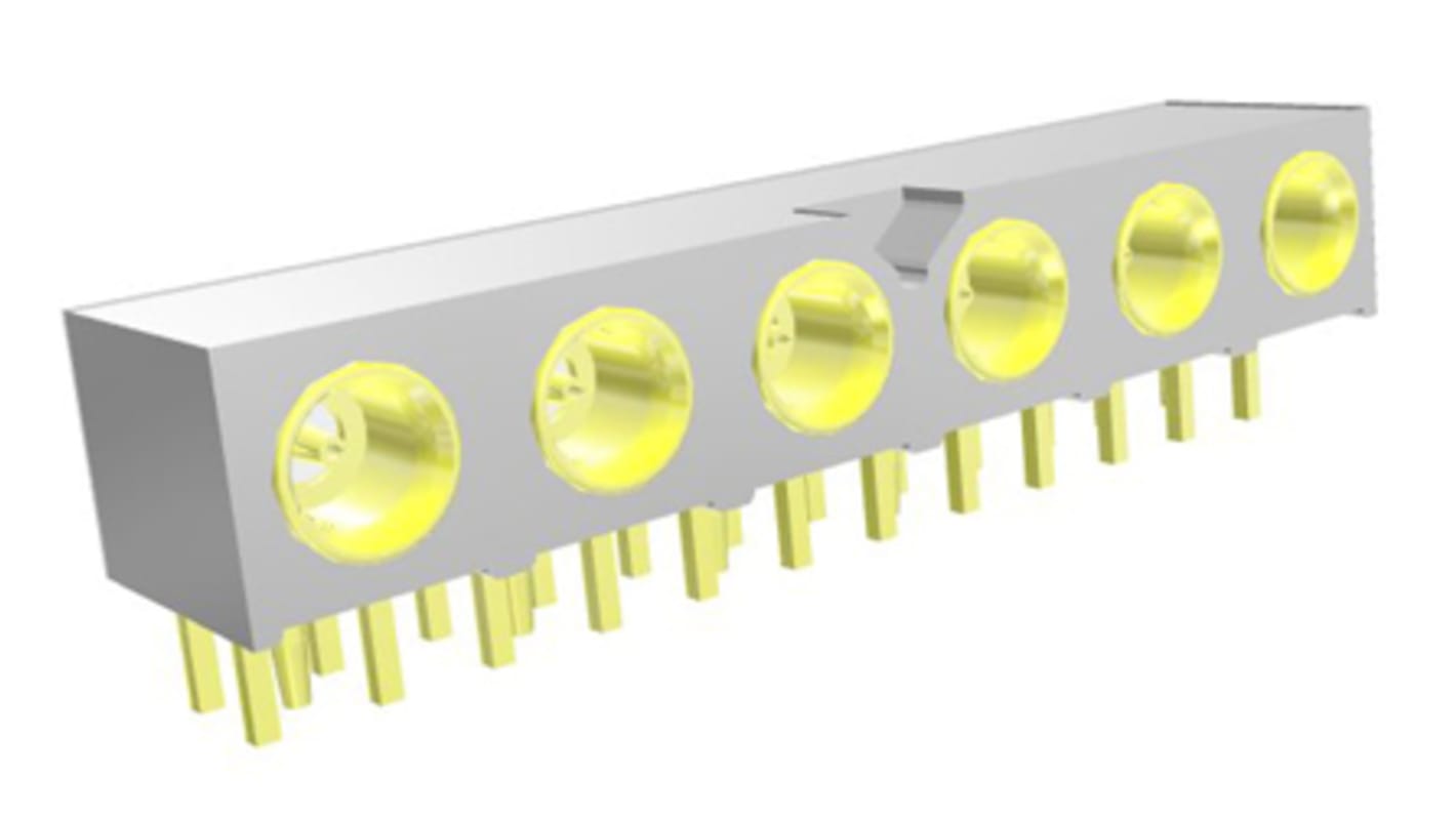 Conector coaxial Samtec GRF1-J-P-06-E-RA-TH1, Hembra, Ángulo de 90° , Impedancia 50Ω, Montaje en PCB, Terminación de