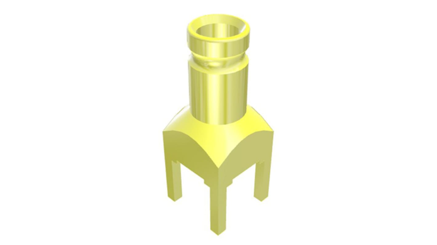 Samtec, jack PCB Mount 1.0/2.3 Connector, 75Ω, Through Hole Termination, Straight Body