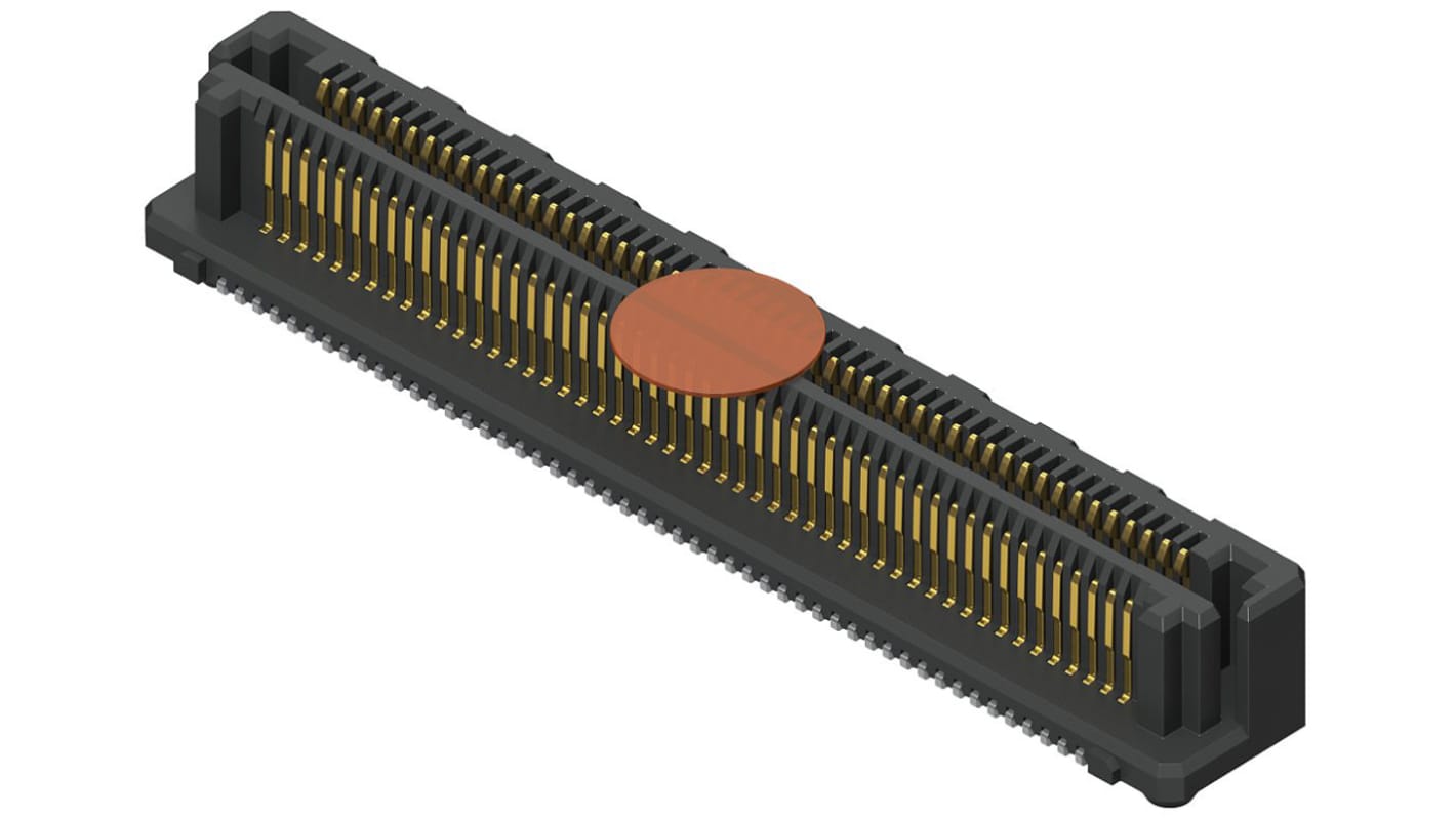 Samtec LSHM Series Straight Surface Mount PCB Header, 40 Contact(s), 0.5mm Pitch, 2 Row(s), Shrouded