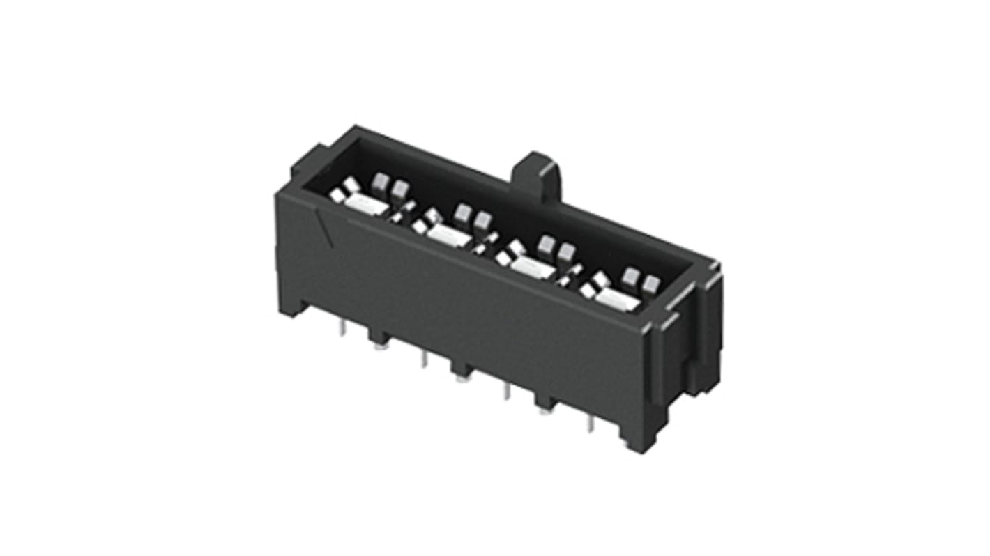 Samtec IJ5 Series Straight Through Hole Mount PCB Socket, 4-Contact, 1-Row, 4mm Pitch, Solder Termination