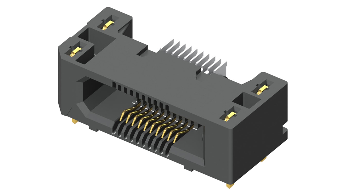 Gniazdo PCB 60 -pinowe 2 -rzędowe raster: 0.5mm typu płytka – płytka Kąt Proste SMD