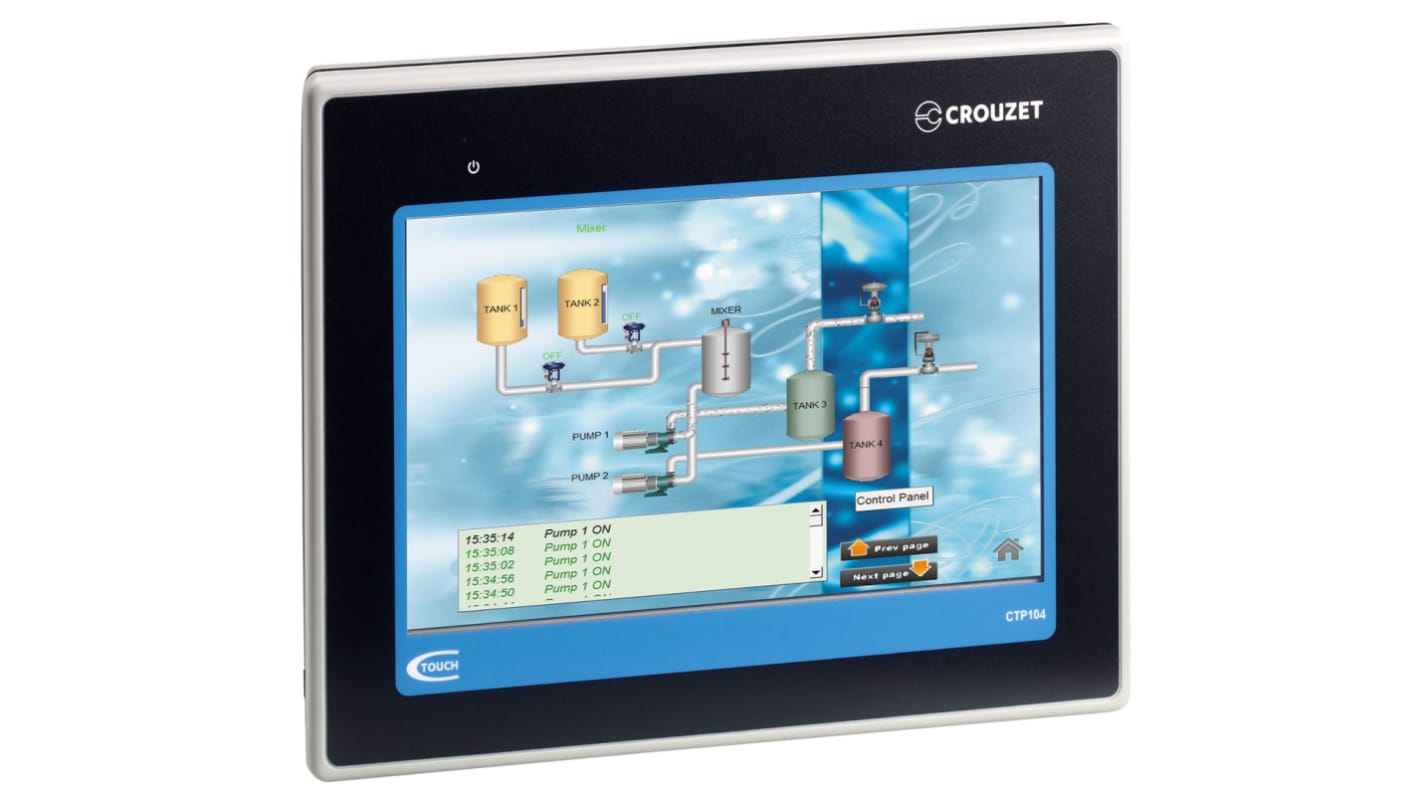 Crouzet em4, Millenium 3 Touch Screen HMI - 4.3 in, TFT LCD Display, 480 x 272