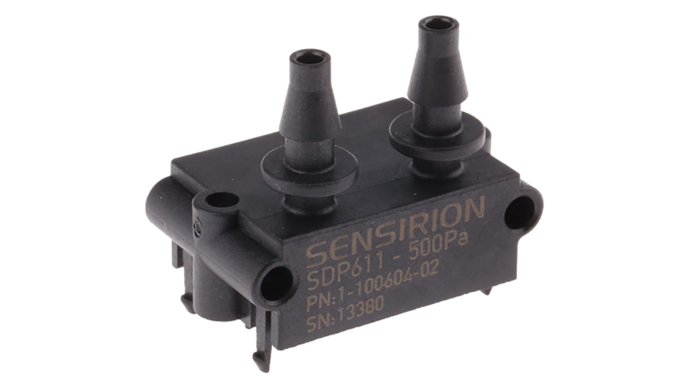 Sensirion Pressure Sensor, -500Pa Min, 500Pa Max, I2C Output, Differential Reading