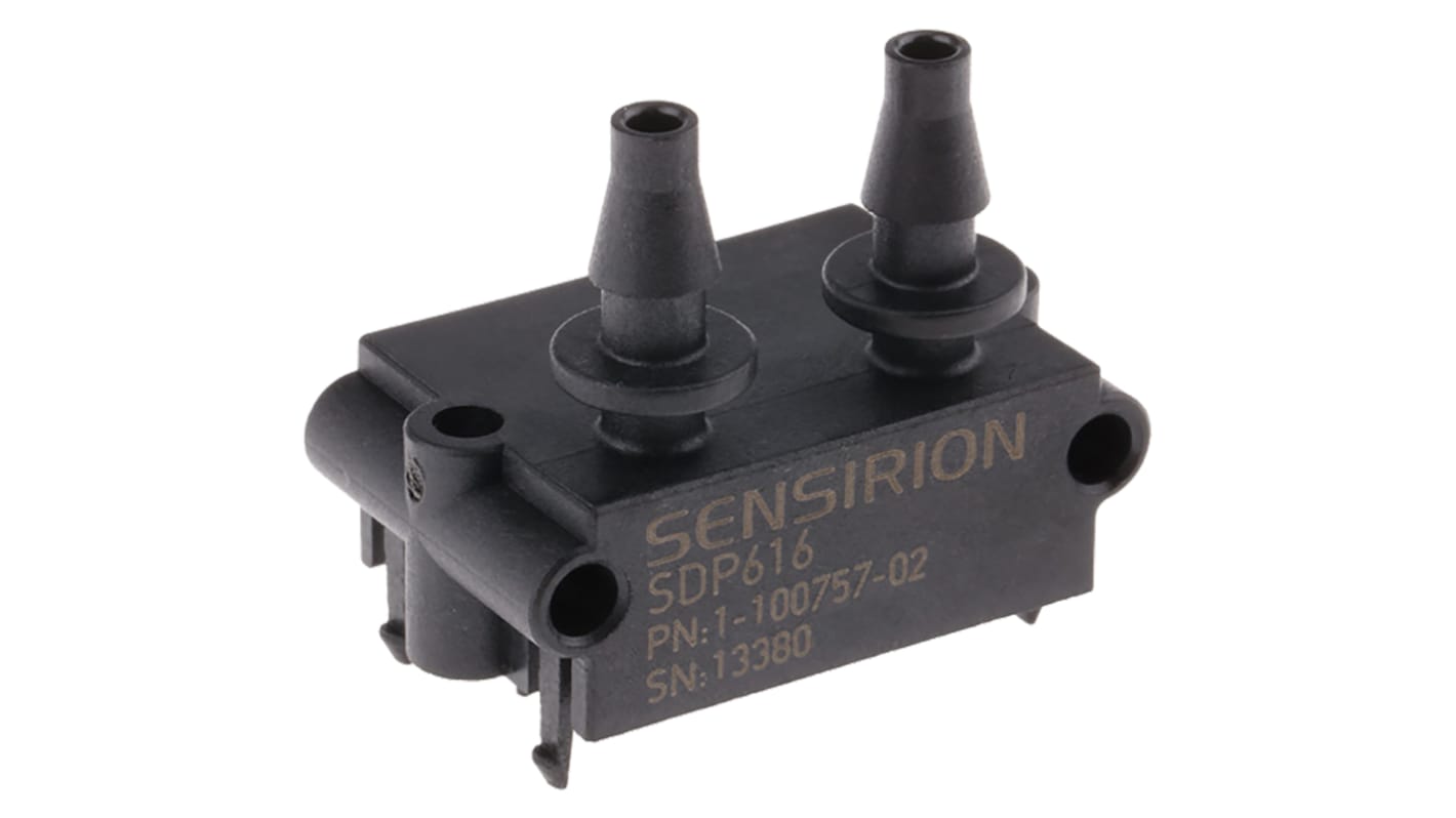 Sensirion 5,2 mm Rohr Differenz Drucksensor -500Pa bis 500Pa, I2C, für Luft, Stickstoffgas, Sauerstoffgas
