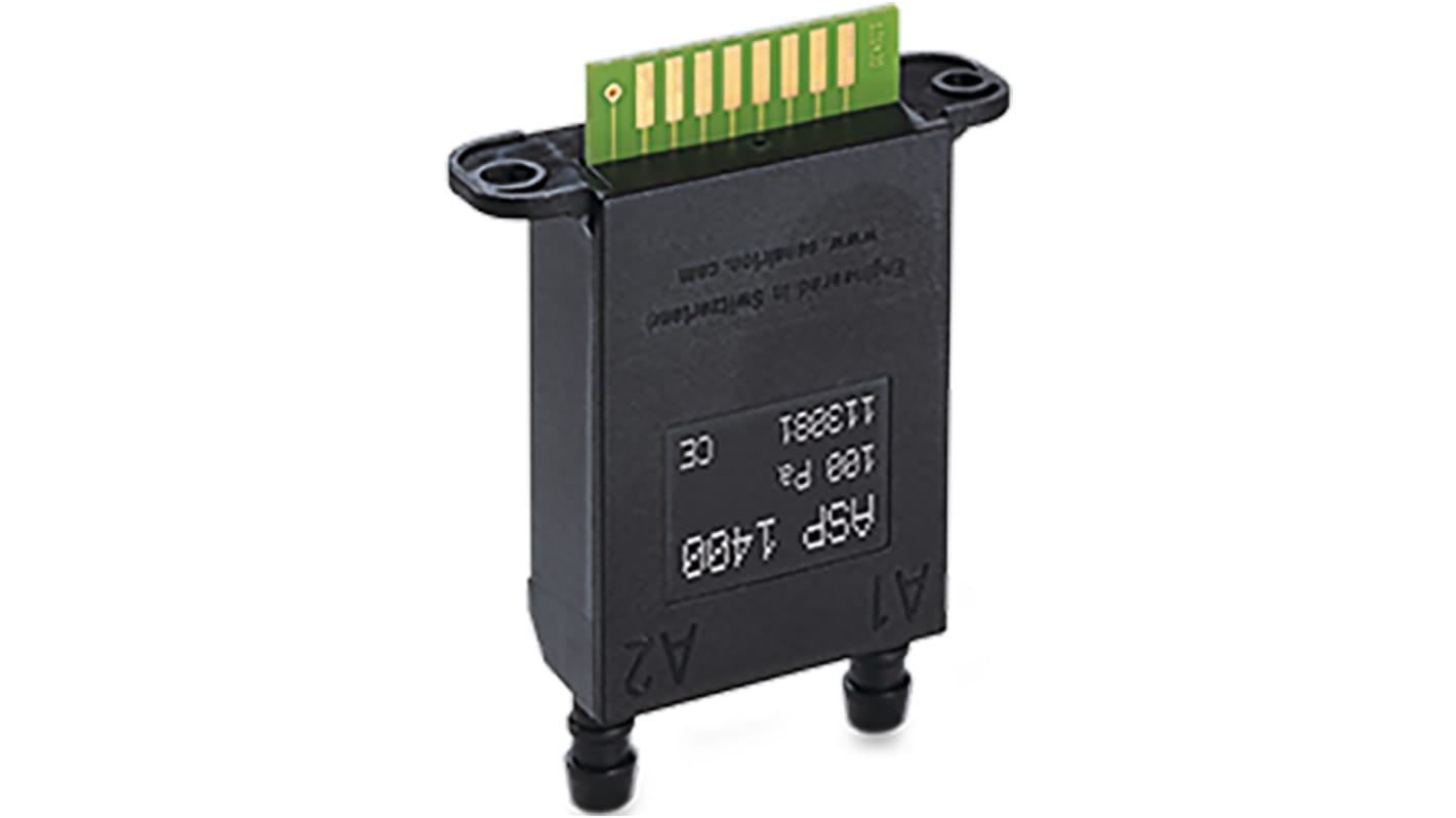 Sensor de presión diferencial Sensirion, -0.001 → 100Pa, Tubo de 6 mm, 18 V dc, salida RS-232, para Gas