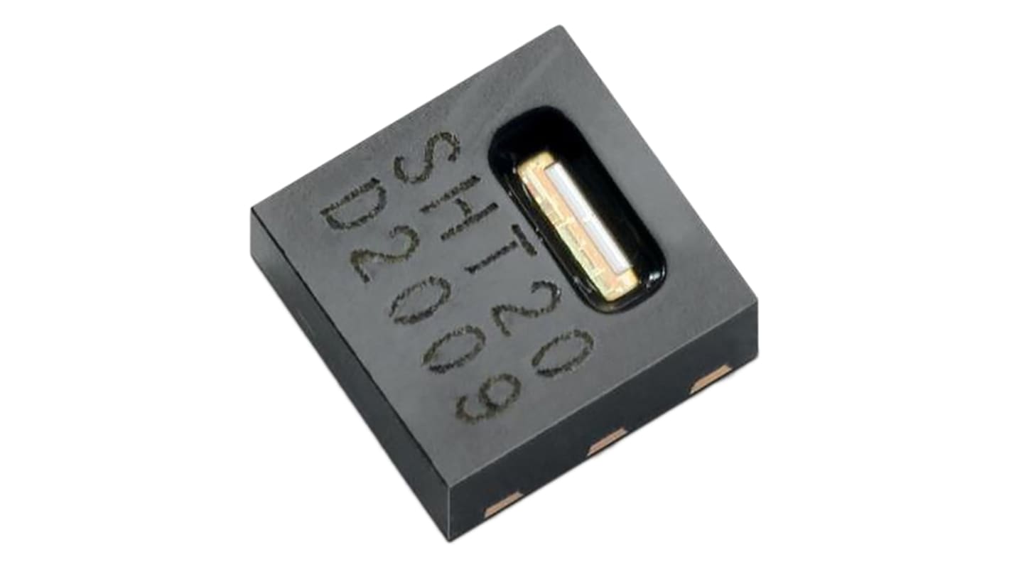 Sensor de temperatura y humedad SHT20-TR-1.5kS, 0,01 (temperatura) °C a 14 bits, 0,04 (humedad) % de HR a 12 bits, 0,04