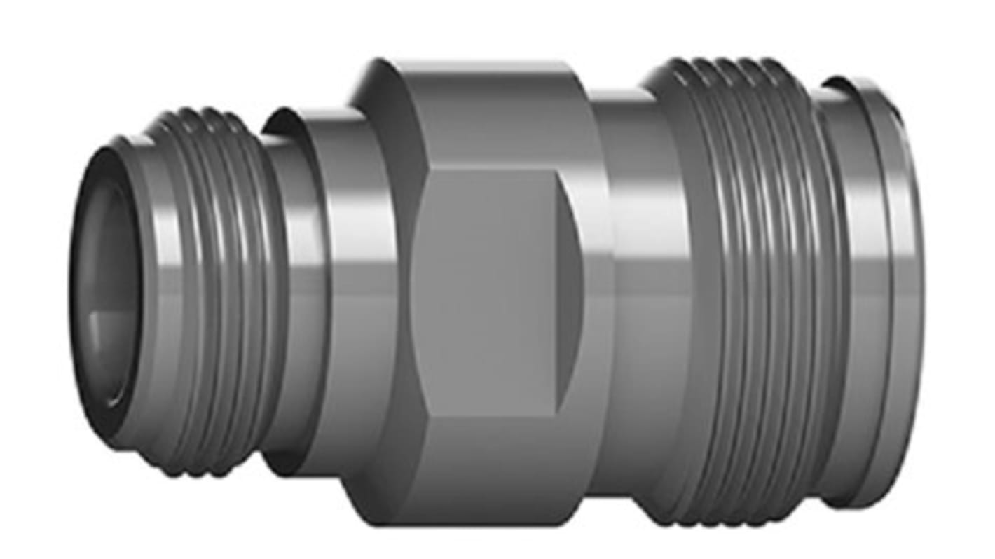 Telegartner Straight 50Ω Coax Adapter N Socket to 4.3-10 Socket 6GHz