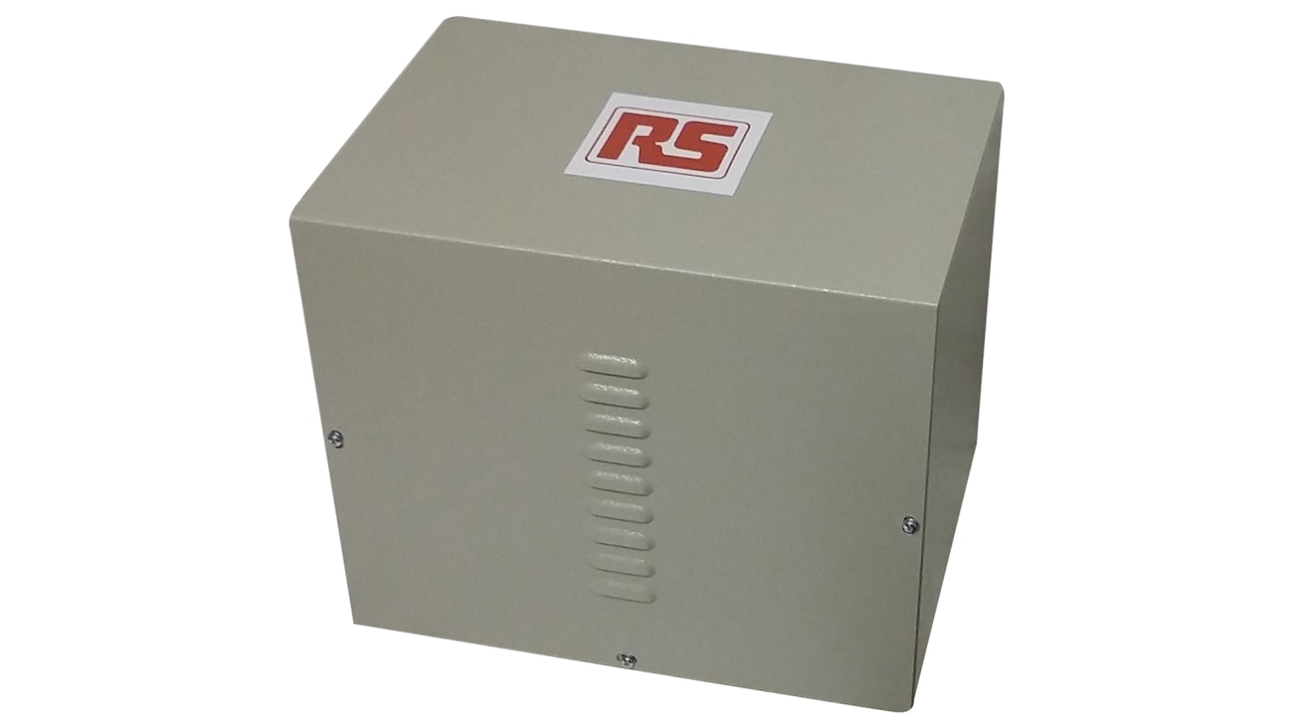 RS PRO 5 kVA Intermittent 5 Mins on 15 Mins off Site Transformer, 230V ac Primary, 110V Secondary
