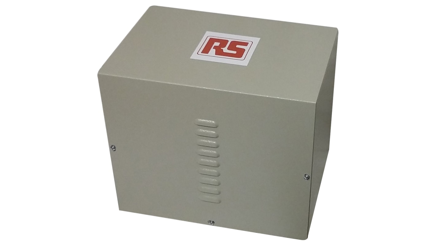 RS PRO Baustellentransformator, Primär 400V / Sekundär 110 (55-0-55)V, 5 kVA Intermittent 5 Mins on 15 Mins off