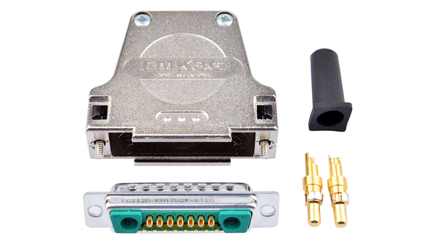 FCT from Molex FMK 17 Way Cable Mount D-sub Connector Plug