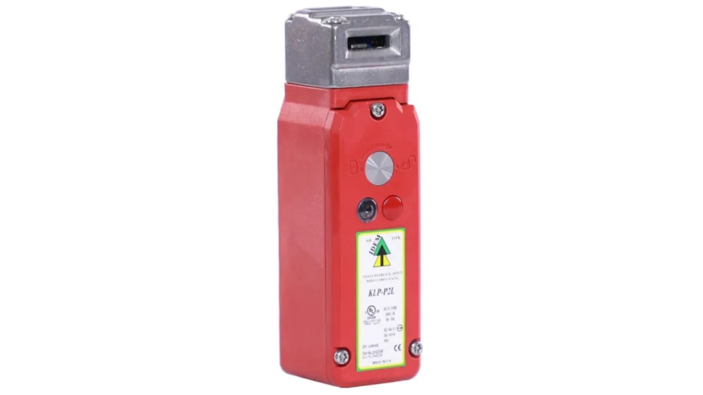 IDEM KLP-P2L Series Solenoid Interlock Switch, Power to Lock, 24V dc