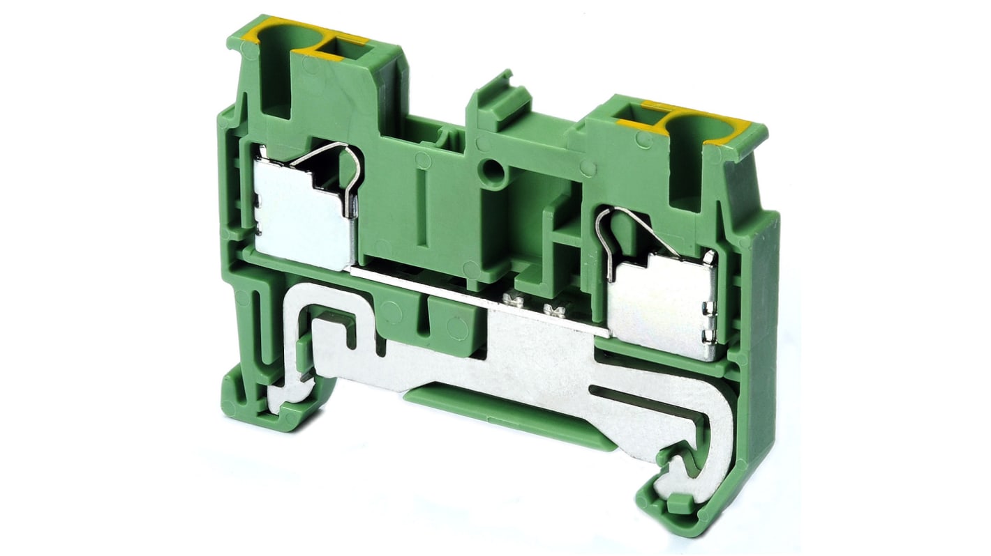 Omron XW5G DIN-Schienen Anschlussklemmenblock Einfach Grau, 2.5mm², 500 V / 24A, Einstecken