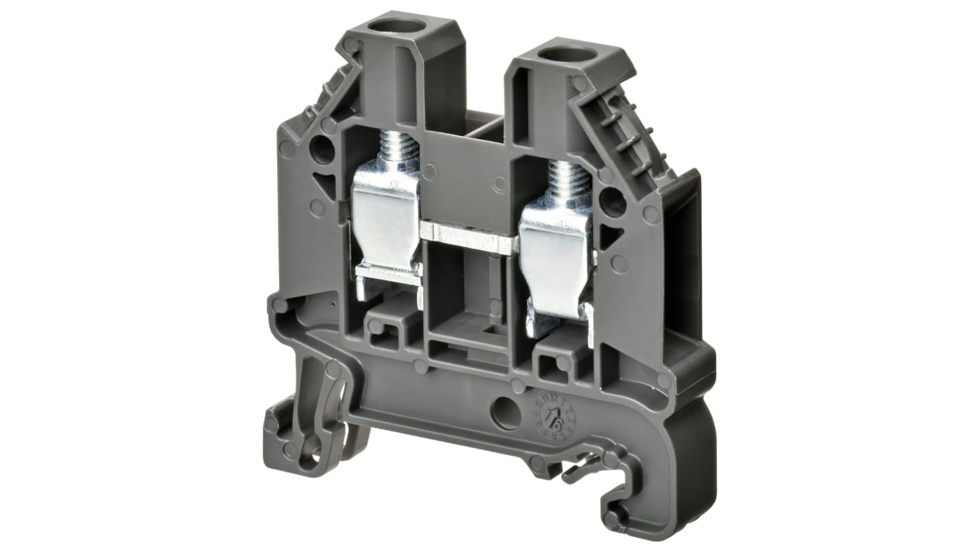 Omron XW5TS60111 XW5T Series Grey, 6mm², Single-Level, Screw Termination
