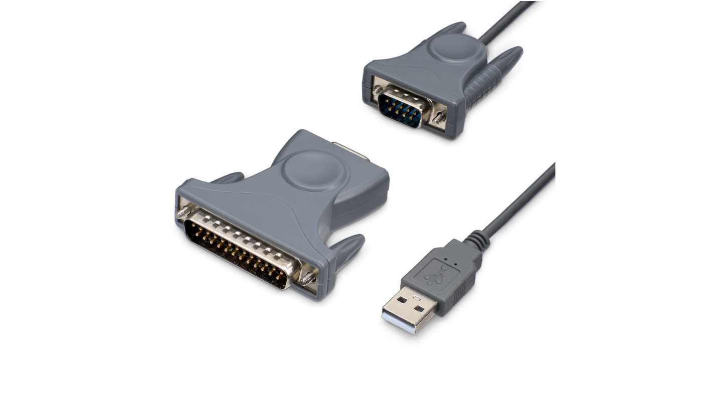 StarTech.com RS232 USB A Male to DB25 Male Interface Converter