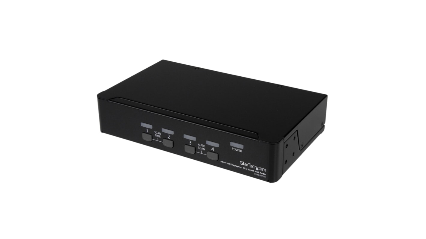 Przełącznik KVM 3.5 mm Stereo SV431DPUA, 4-portowy USB 1 1, StarTech.com DisplayPort