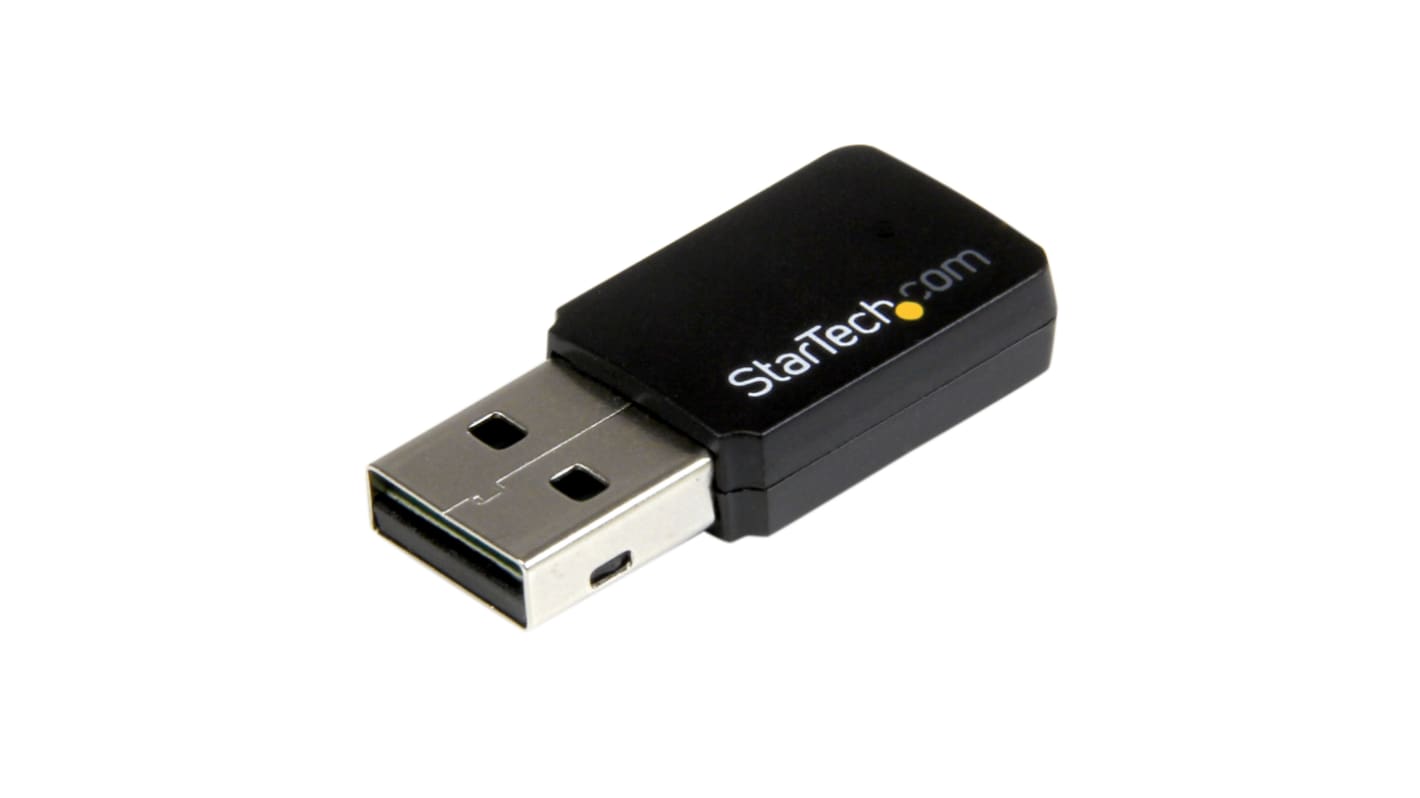 StarTech.com AC600 USB 2.0 WiFi Adapter, 433Mbit/s Data Rate