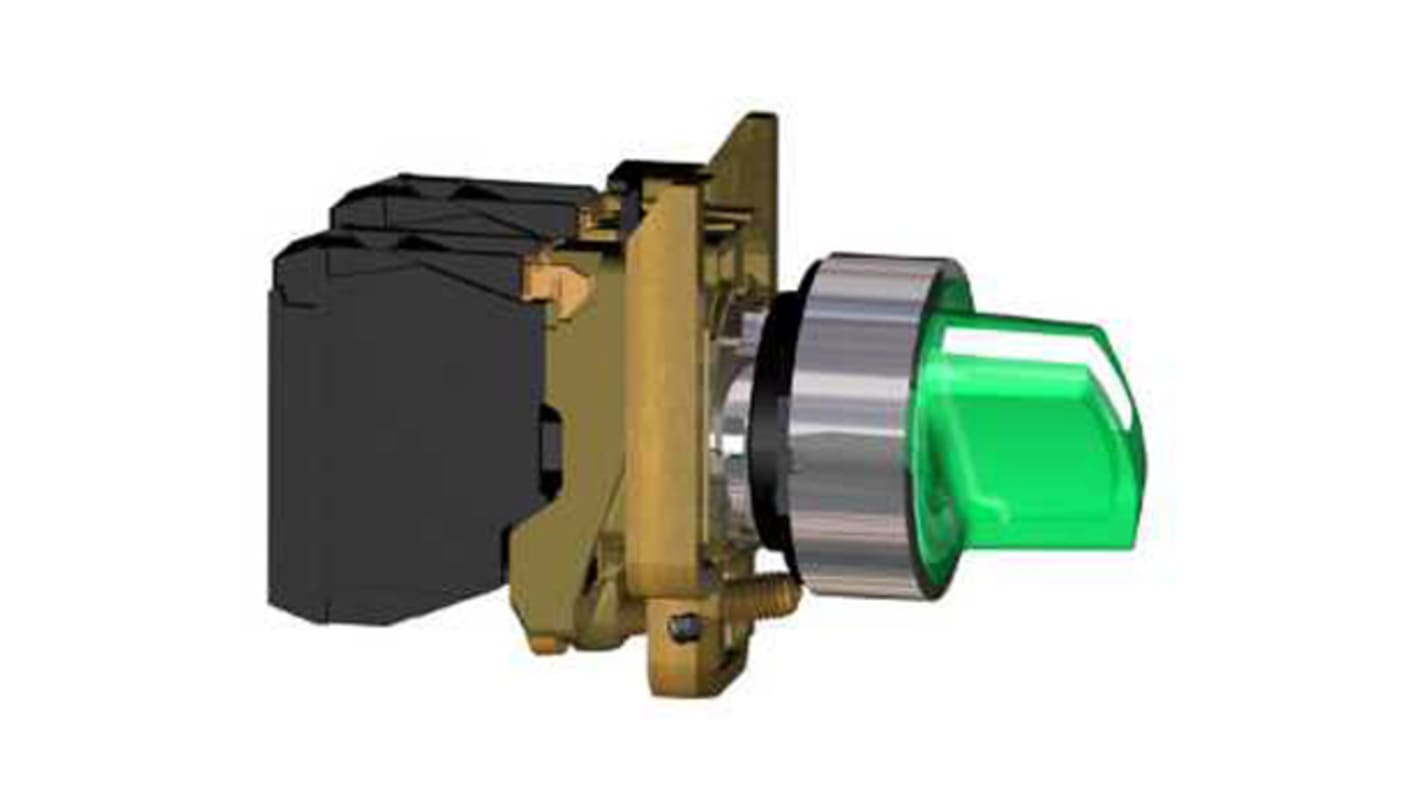 Interruptor selector Schneider Electric 3 Posiciones Roscado, Configuración SPDT