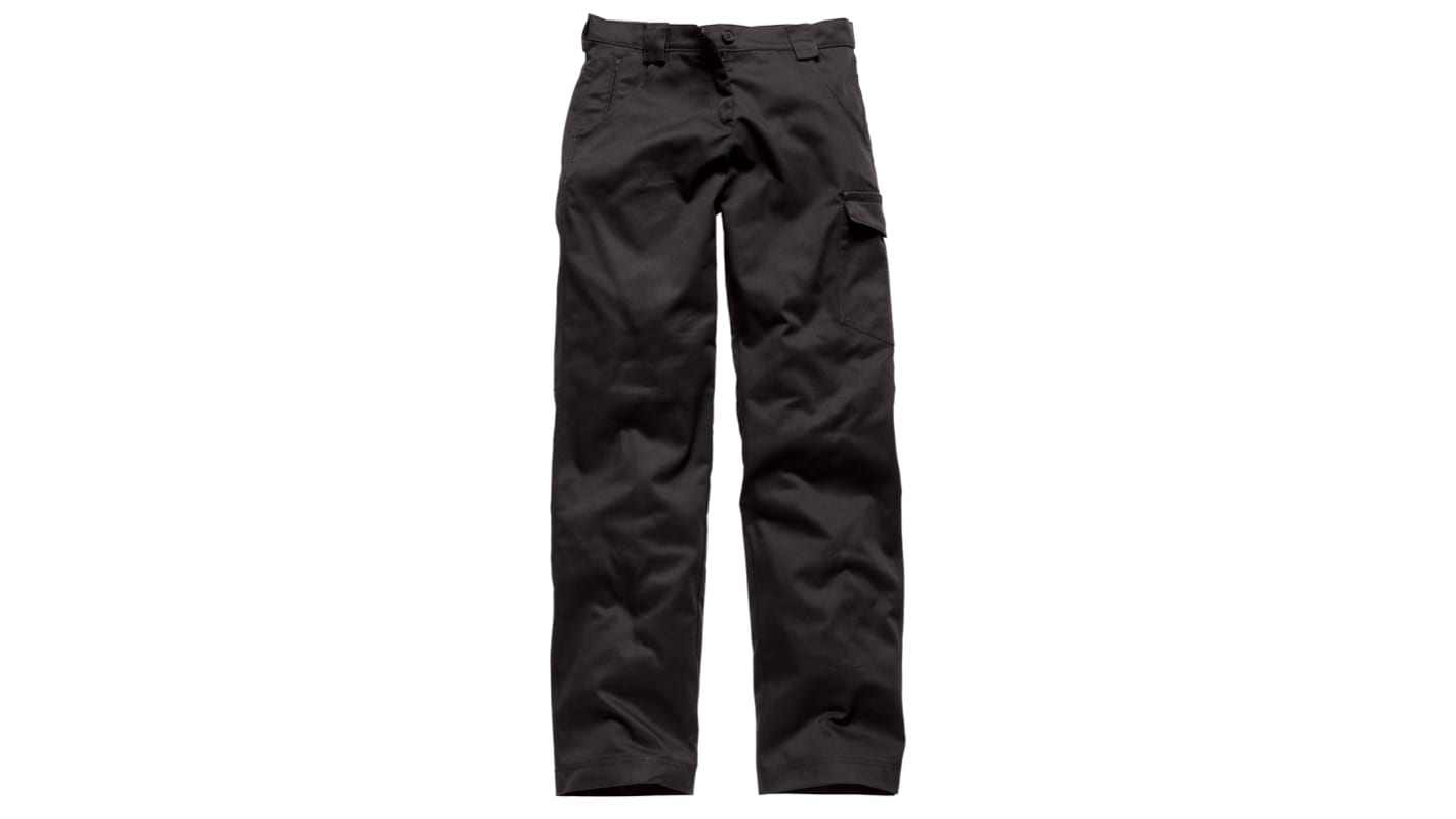 Dickies Redhawk Black Women's Cotton, Polyester Work Trousers 16in