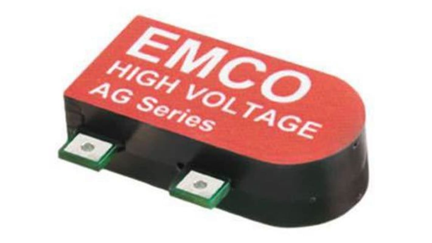 XP Power AG DC-DC Converter, 1kV dc/ 1mA Output, 0 → 5 V dc Input, 1W, Surface Mount, +75°C Max Temp -25°C Min