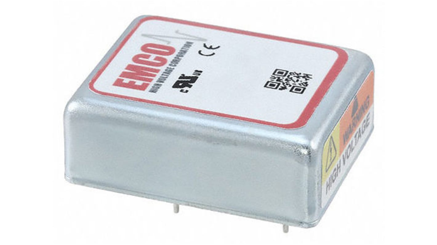 XP Power C DC-DC Converter, 300V dc/ 3.3mA Output, 11.5 → 16 V dc Input, 1W, PCB Mount, +60°C Max Temp -10°C Min