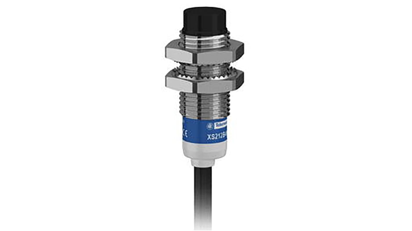 Telemecanique Sensors Inductive Barrel Proximity Sensor, M12, 8 mm Detection, NPN NC, 12 → 24 V dc