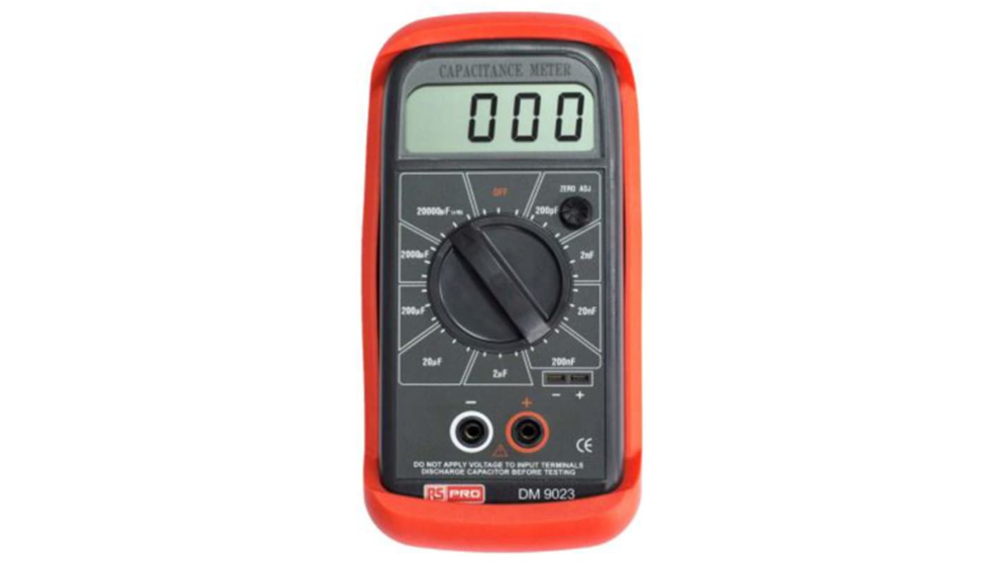 RS PRO LCR-Messgerät 20000μF, ISO-kalibriert Batterie 9 V, Handgerät LCD