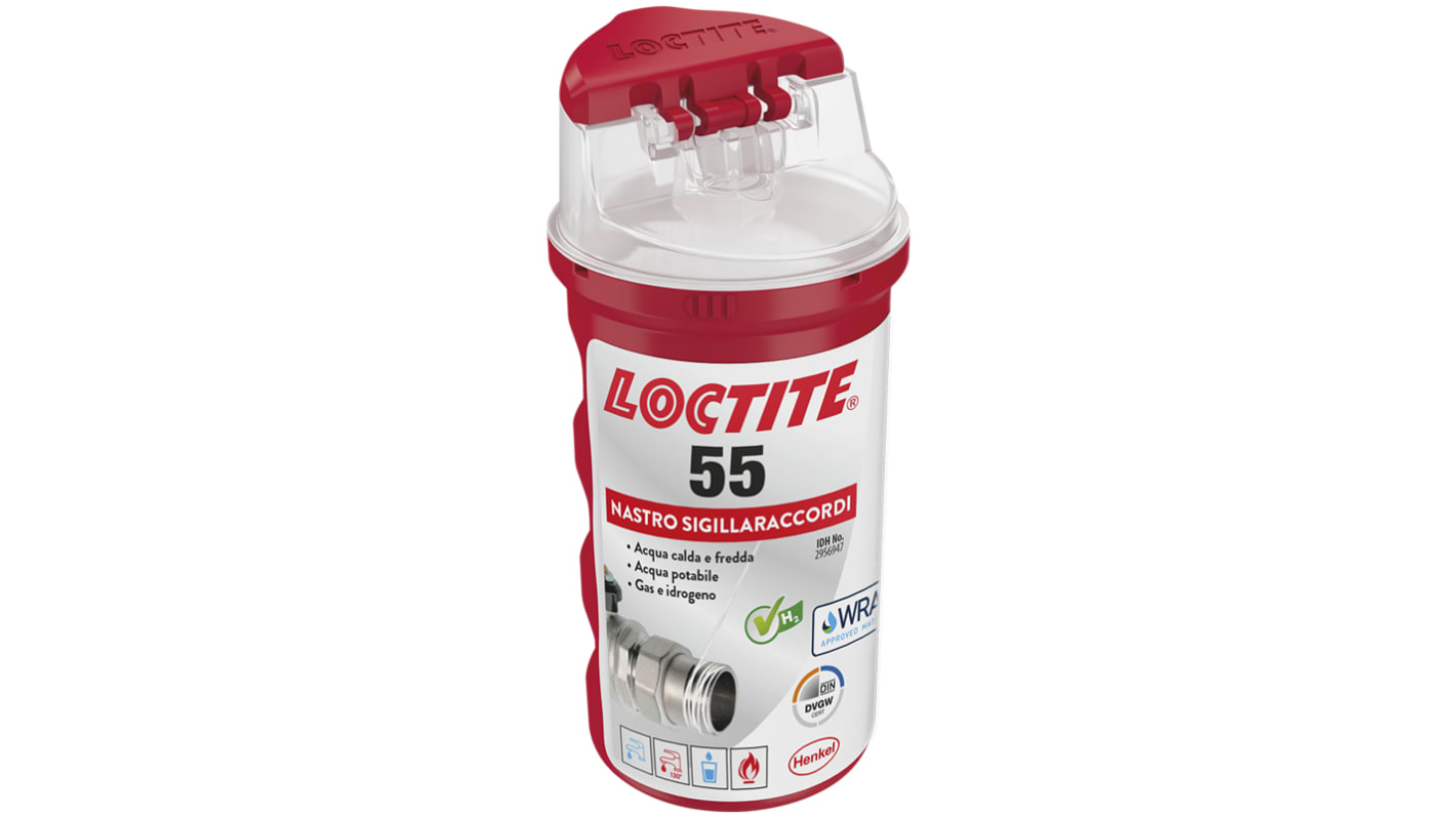 Sigillante per tubi Loctite 55, 160 m, col. Bianco, -55 → +130 °C