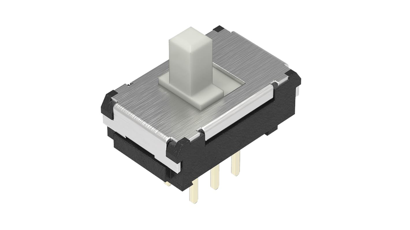 Alps Alpine Through Hole Slide Switch DPDT Latching 100 mA Slide