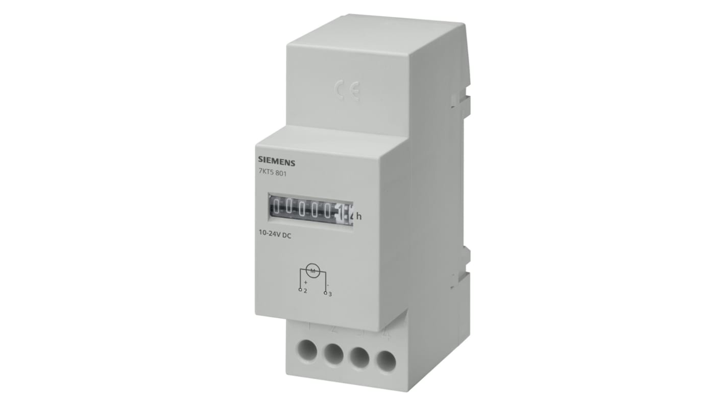 Siemens SENTRON Aufwärts Zähler Mechanisch 7-stellig, Impulse, 24 V dc