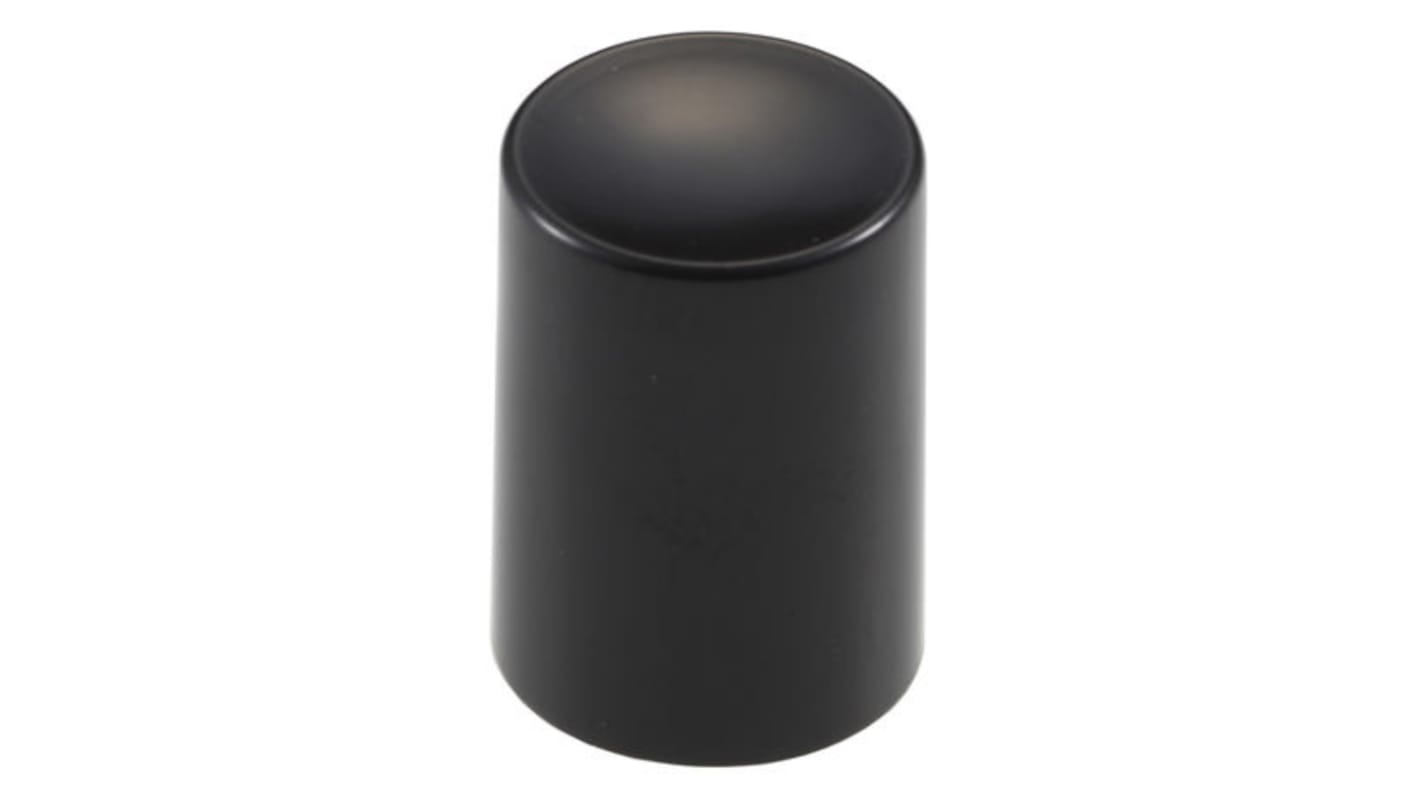 Alps Alpine Black Modular Switch Cap for Use with SPUN Series, 10.2 (Dia.) x 14.5mm