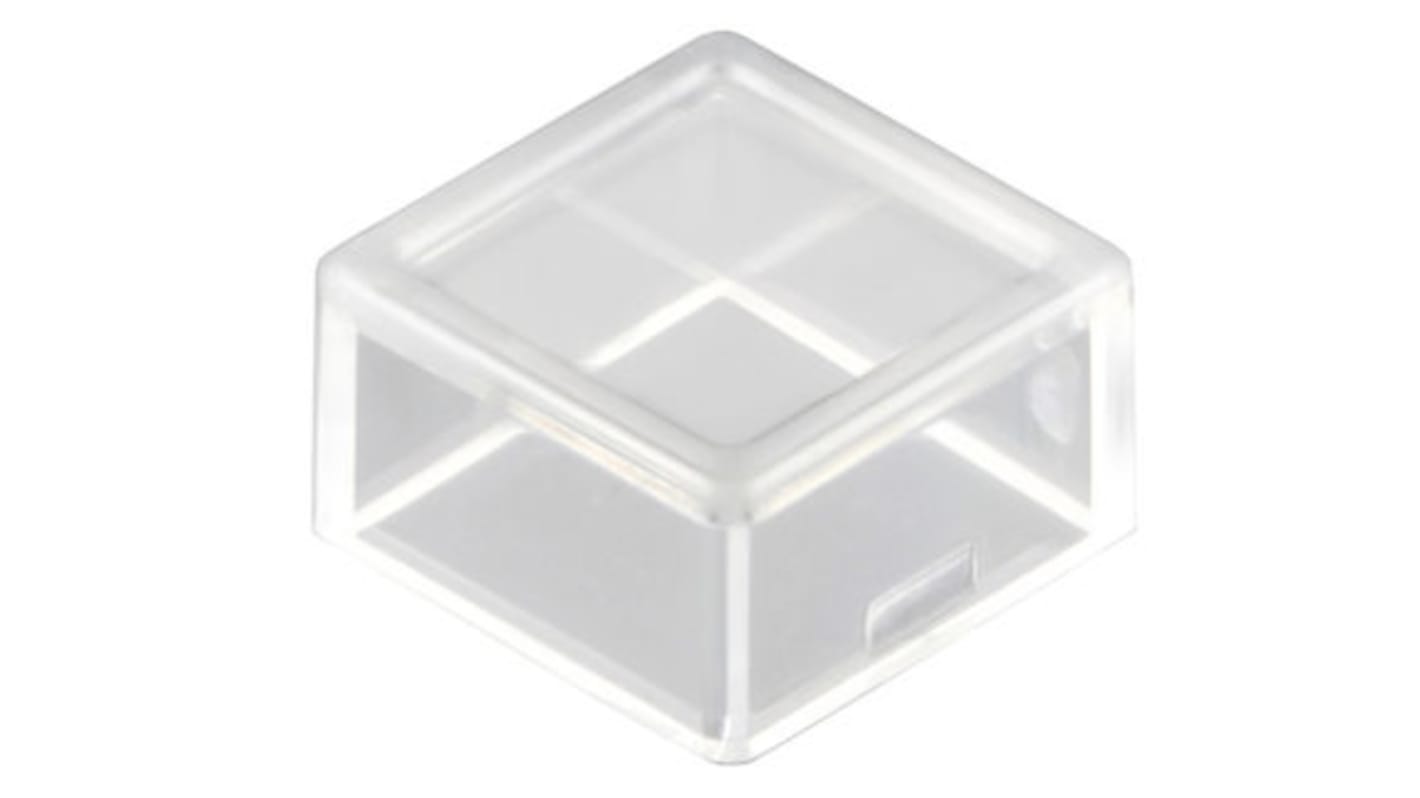 Alps Alpine Clear Tactile Switch Cap for SKEG Series TACT Switch, SK2AA00540