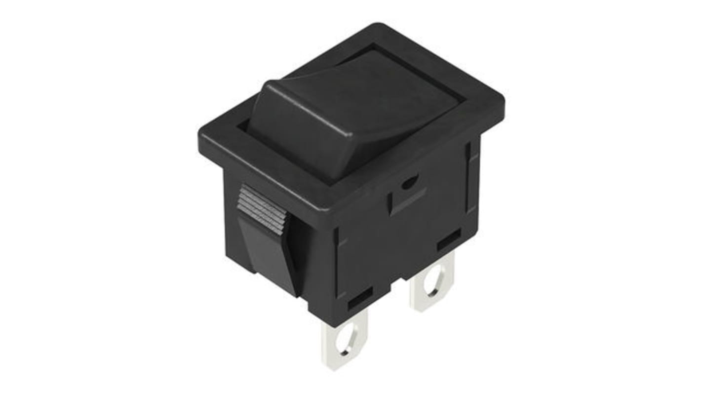 Alps Alpine SPST, Latching Rocker Switch Panel Mount