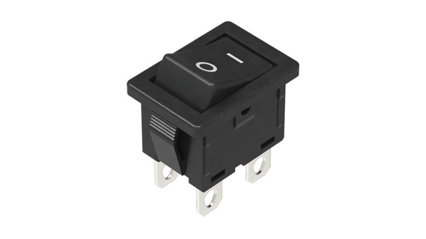 Alps Alpine DPST, Latching Rocker Switch Panel Mount