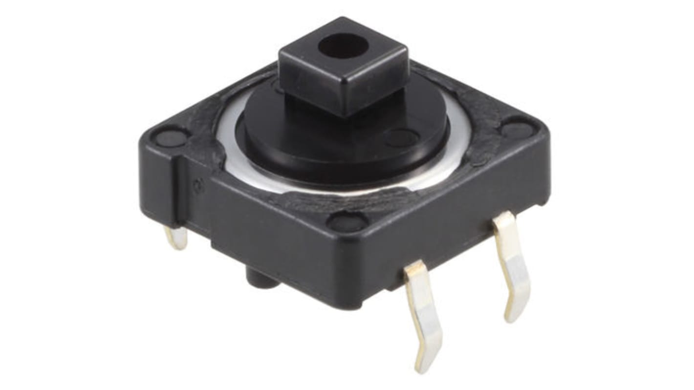 Alps Alpine ボタン モーメンタリ タクタイルスイッチ, 1.27 N, 50 mA @ 12 V dc, PCB
