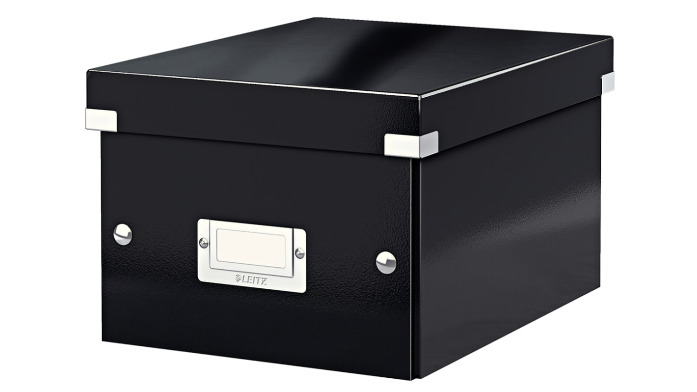 Leitz Black 1 Compartment A5 Archive Box, H160mm x W220mm x D282mm