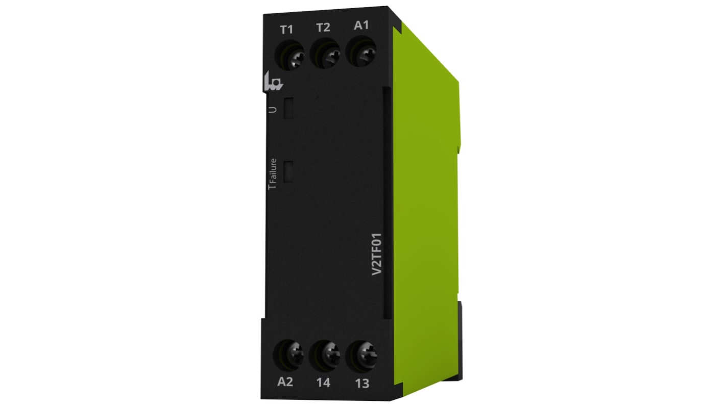 Tele モニタリングリレー, SPST, DINレール, V2TF01