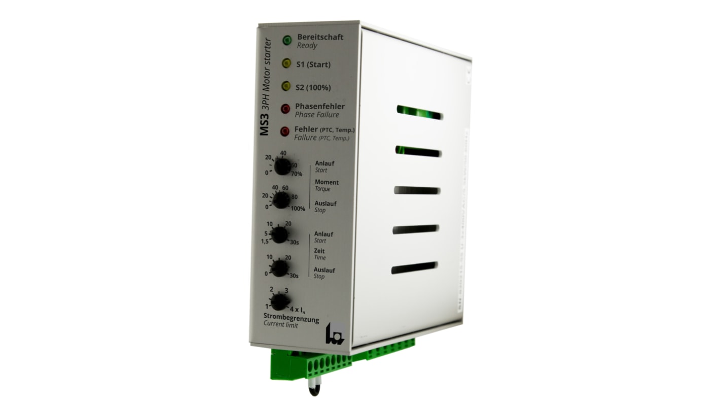 Tele Soft Starter, Soft Start, 18.5 kW, 400 V ac, 3 Phase, IP40