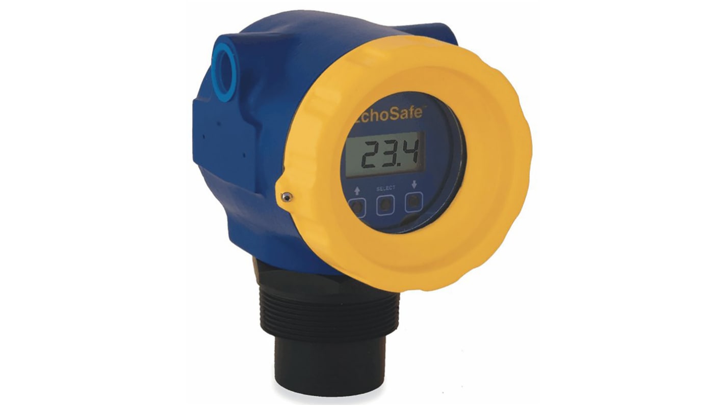 Flowline EchoSafe Series Ultrasonic Level Transmitter Level Radar, Vertical, Aluminium Body